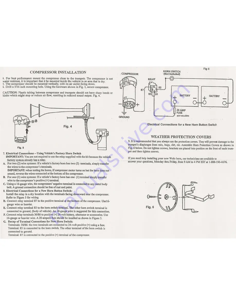 Wolo 418-24 Installation Instructions Download Page 2