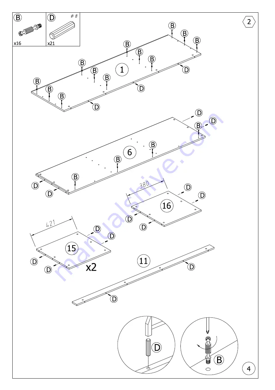 Woltra SILKEBORG SI-11 Assembly Instructions Manual Download Page 4