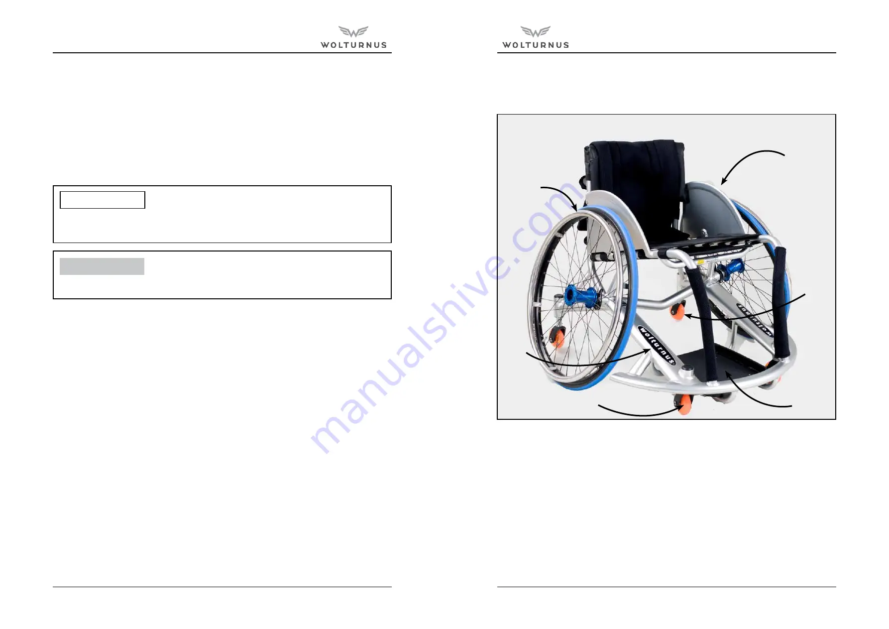 WOLTURNUS Basket and Rugby Wheelchair User Manual Download Page 11