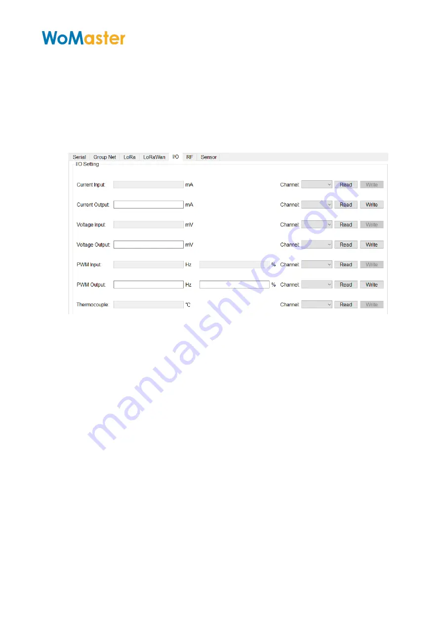 WoMaster LoRa LC144 User Manual Download Page 25