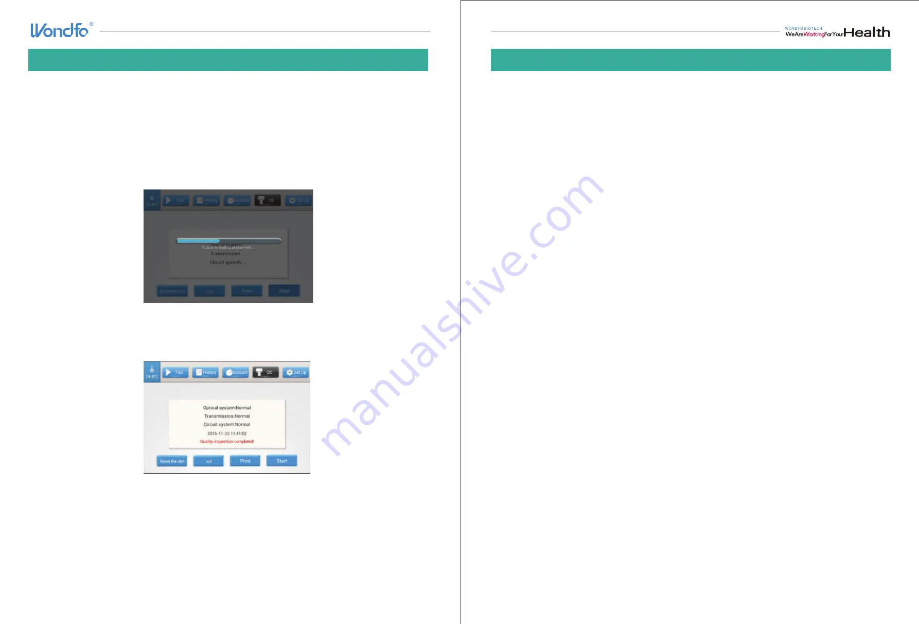 WONDFO Finecare FIA Meter Plus FS-113 Operation Manual Download Page 14