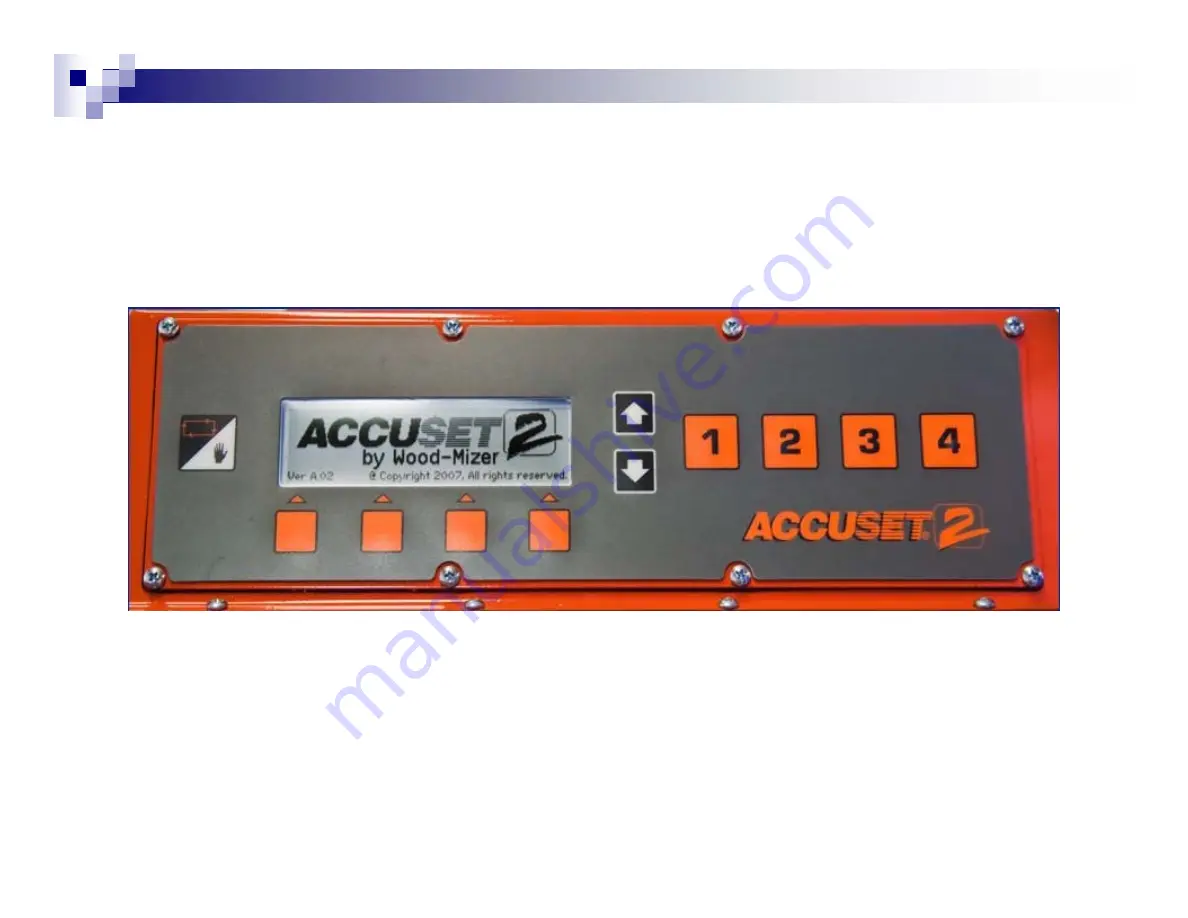 Wood-mizer Accuset 2 Скачать руководство пользователя страница 5