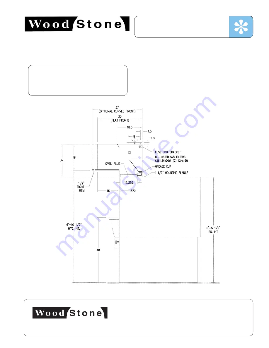 Wood Stone WS-FD-11260-L-IR-CL Installation And Operation Manual Download Page 17