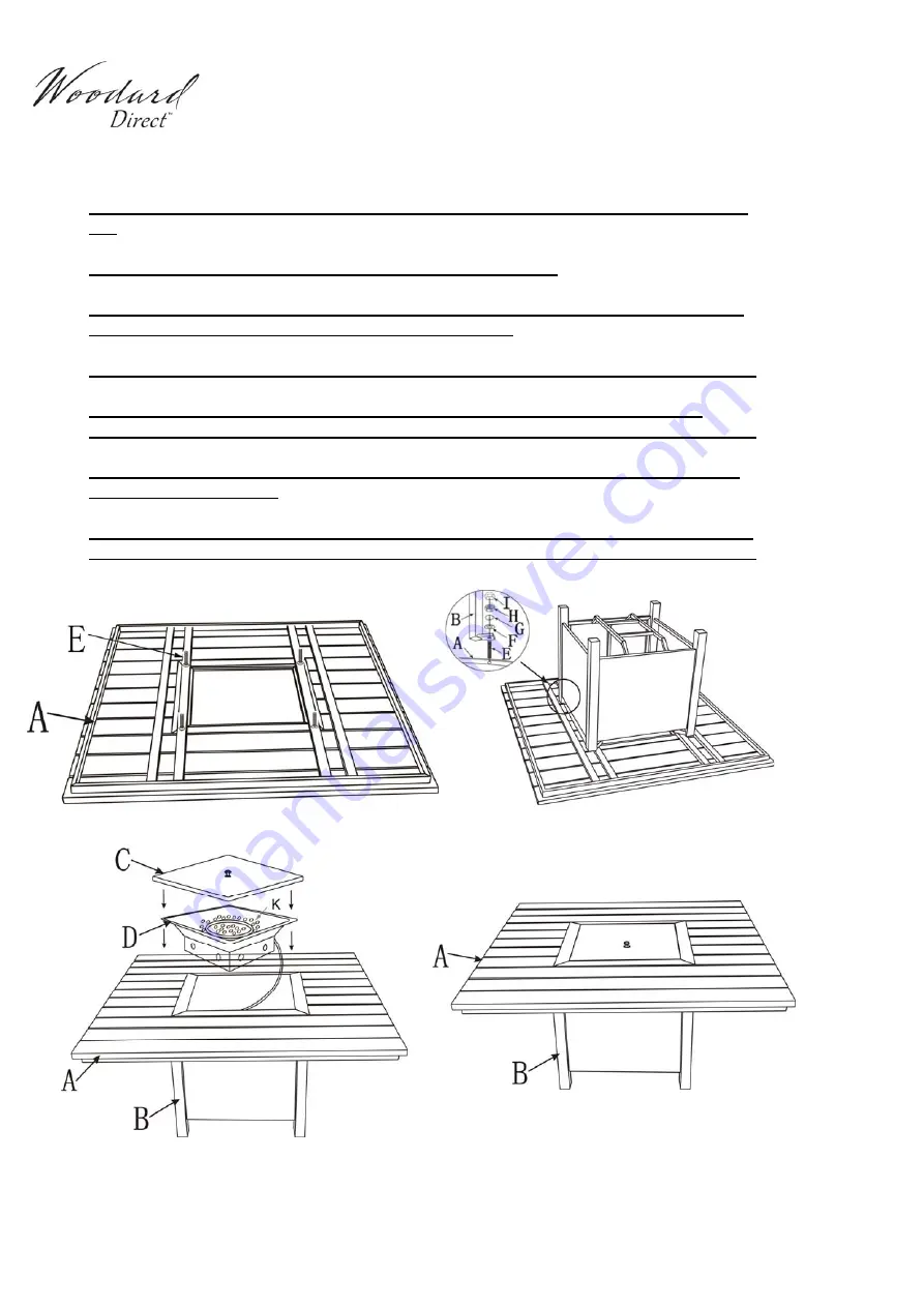 Woodard Direct WDC-SEA-FP-TOP Скачать руководство пользователя страница 1