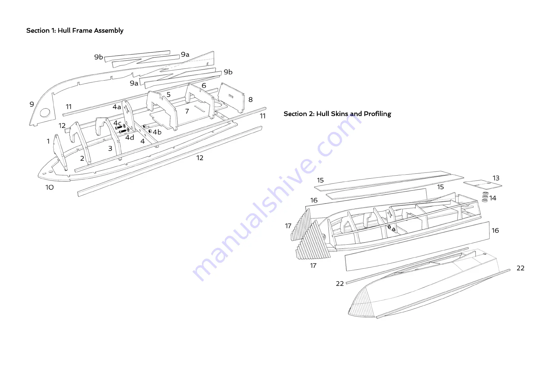 Wooden Model Boat Riviera Motor Boat Скачать руководство пользователя страница 3