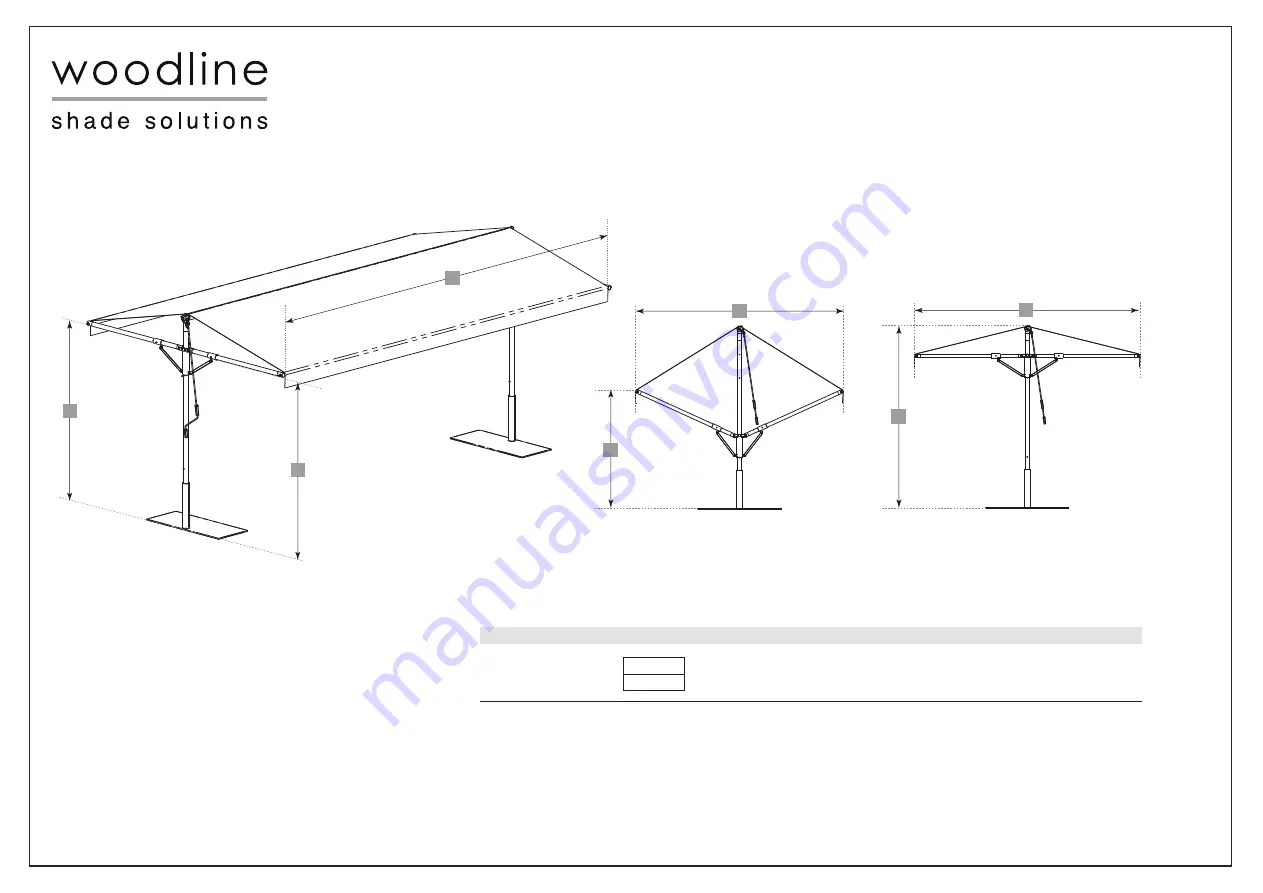 Woodline Shade Solutions Papillon Скачать руководство пользователя страница 5