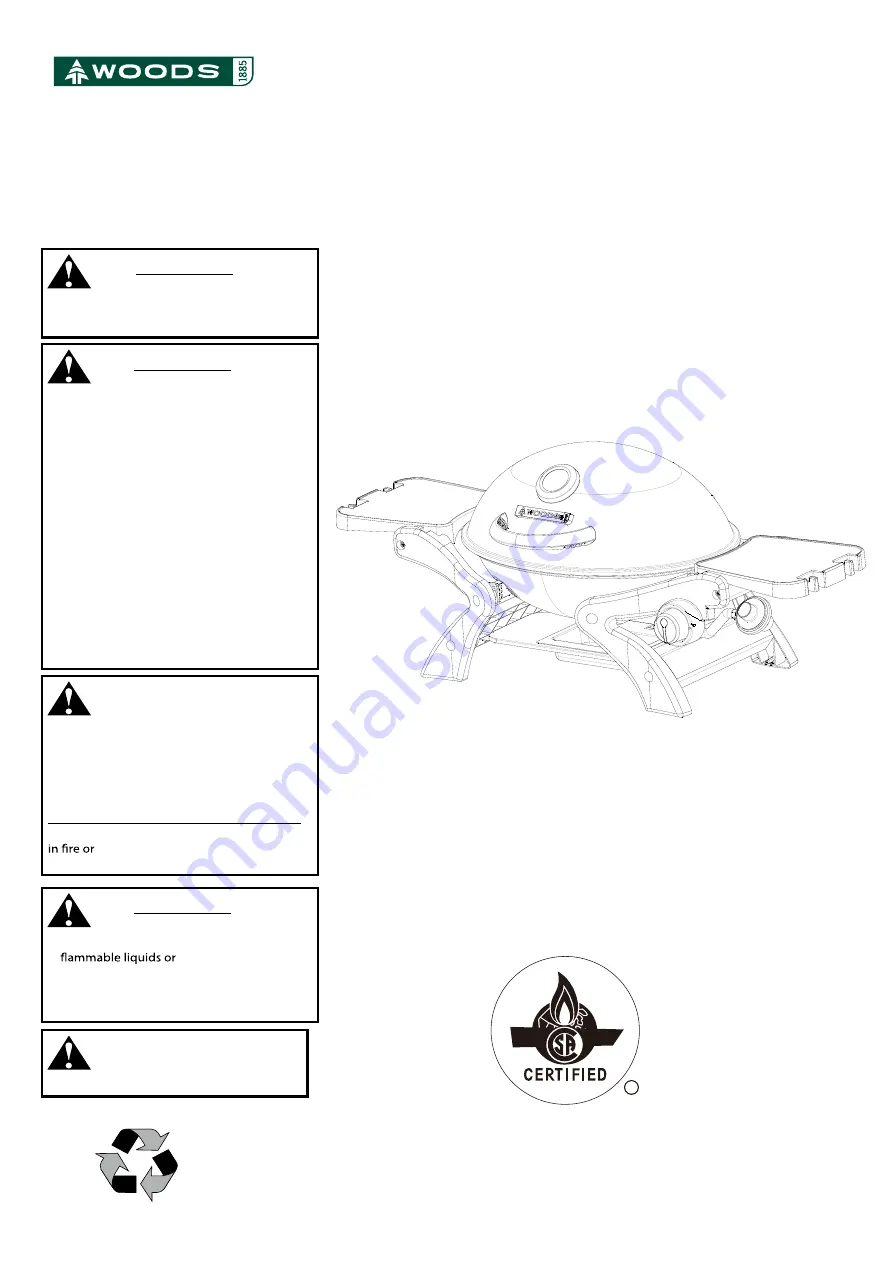 Woods 085-2203-4 Owner'S Manual Download Page 1