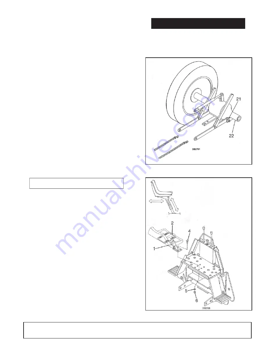 Woods BACKHOE 1050 Operator'S Manual Download Page 33