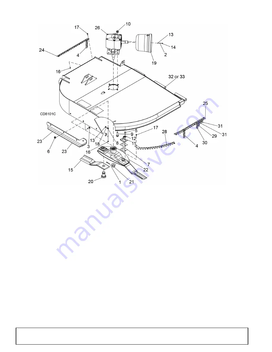 Woods BATWING BW12 Operator'S Manual Download Page 42