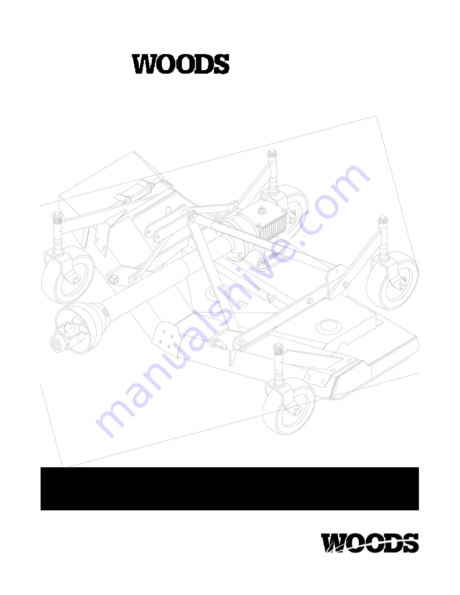 Woods RM550 Operator'S Manual Download Page 1