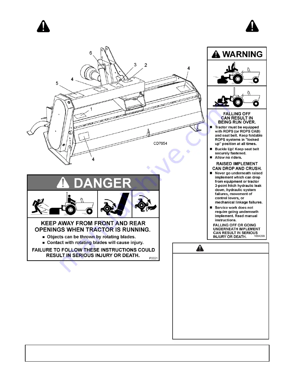 Woods TS44 Operator'S Manual Download Page 9