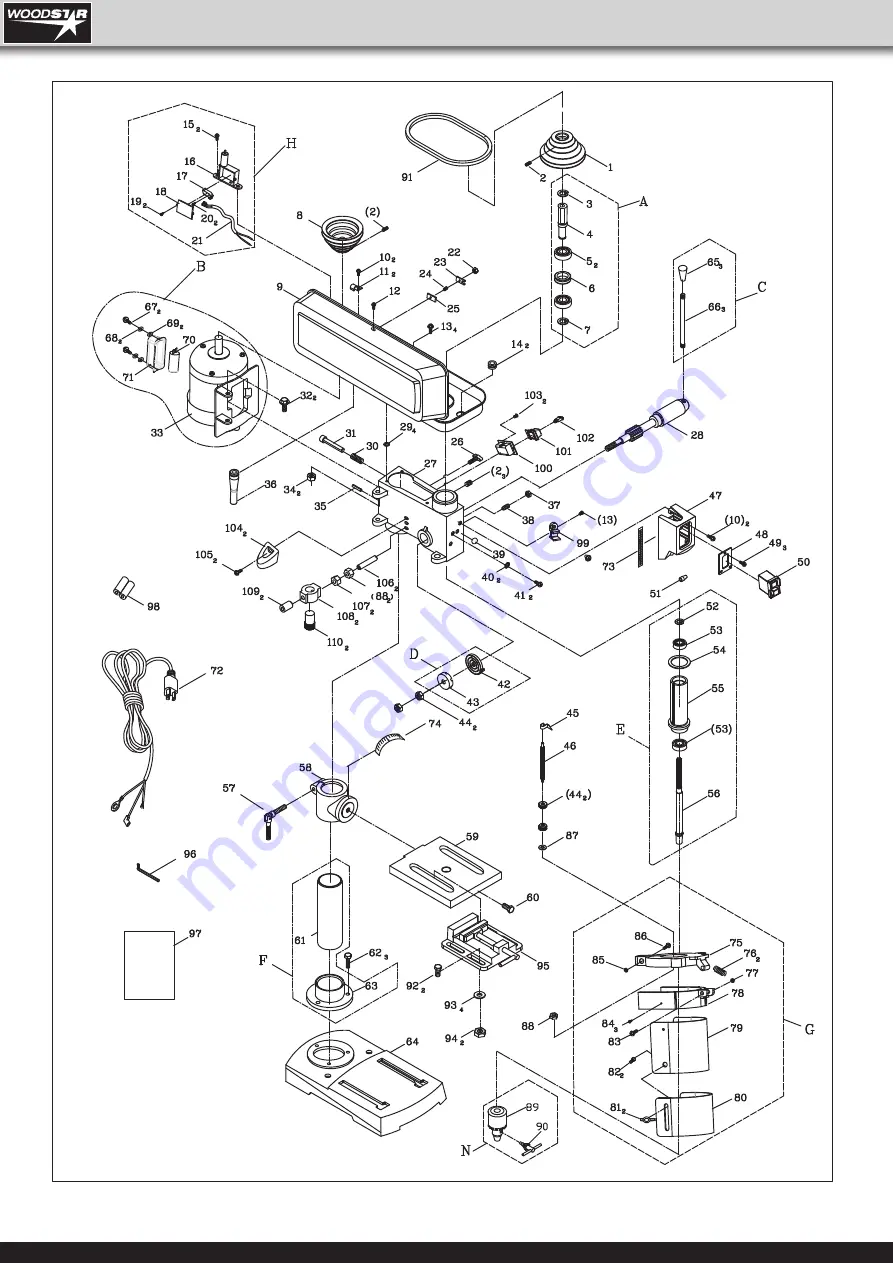 Woodstar 3906812952 Скачать руководство пользователя страница 40