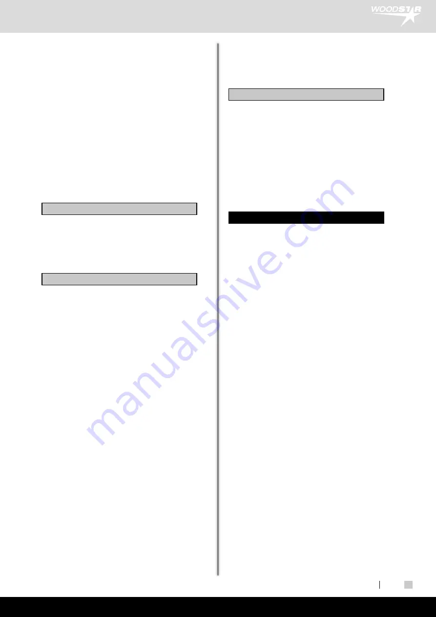 Woodstar 3910106952 Translation Of The Original Instruction Manual Download Page 41
