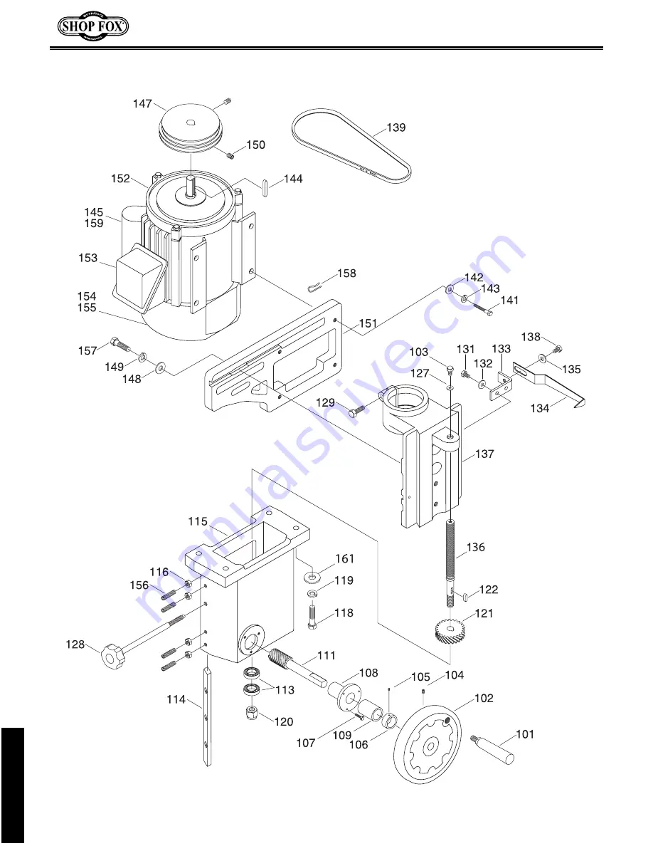 Woodstock H7308 Parts List Download Page 4