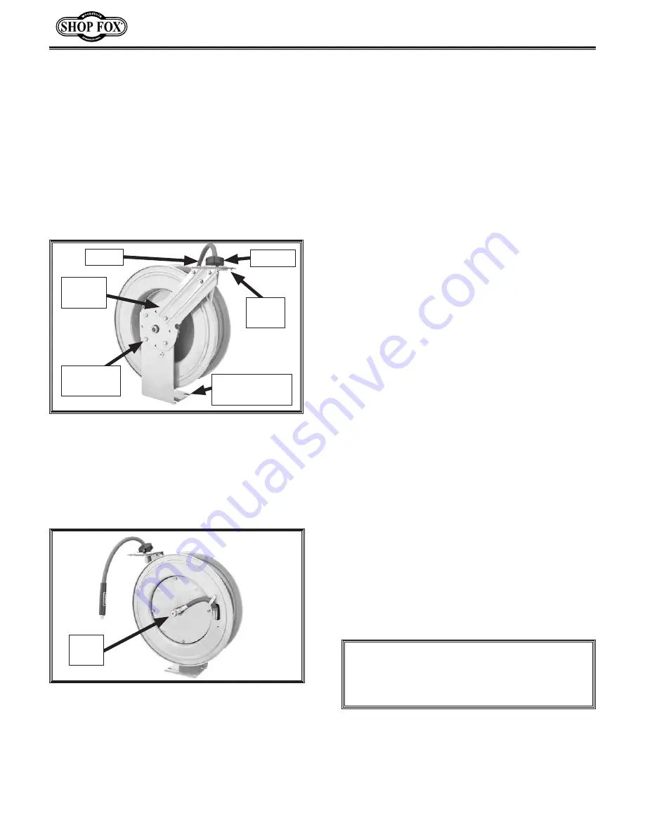 Woodstock Shop fox D4646 Instruction Sheet Download Page 2