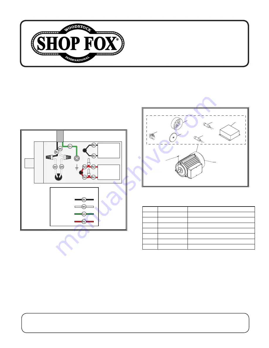 Woodstock SHOP FOX W1744 Скачать руководство пользователя страница 3