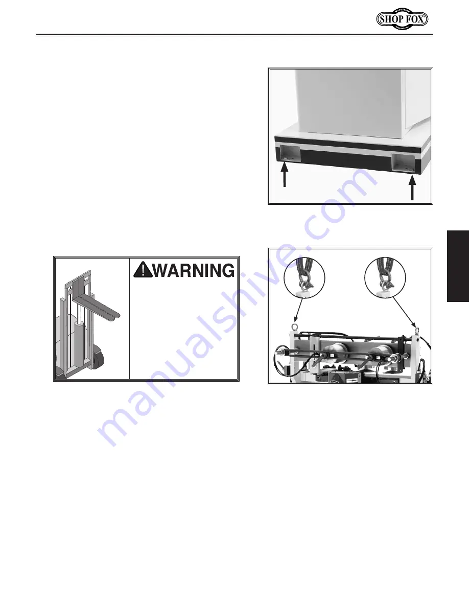 Woodstock Shop Fox W1805 Owner'S Manual Download Page 15