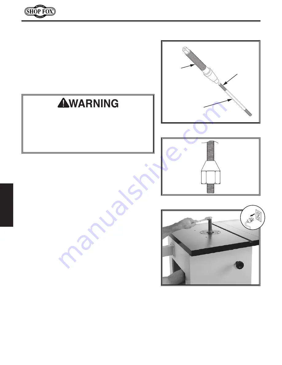 Woodstock ShopFox W1763W Owner'S Manual Download Page 30