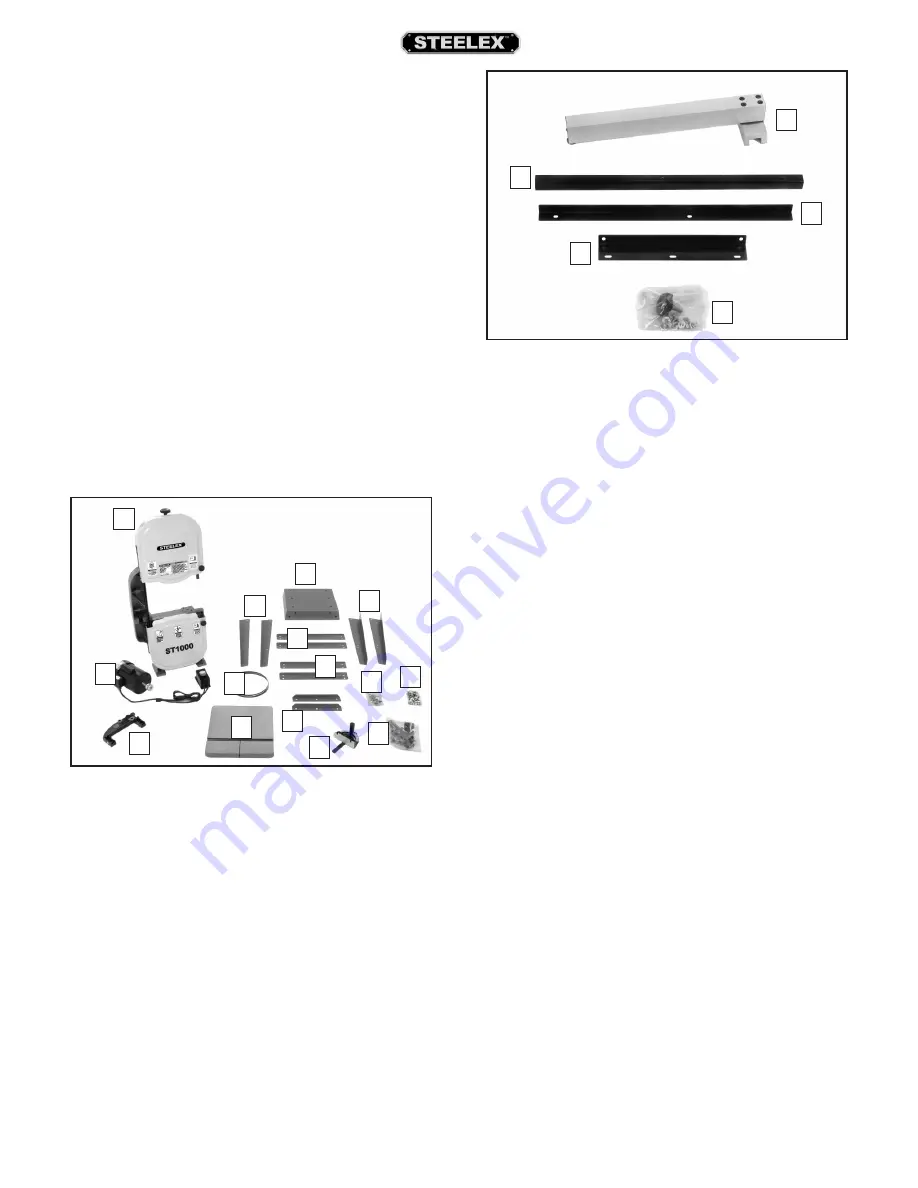 Woodstock STEELEX ST1000 Owner'S Manual Download Page 10