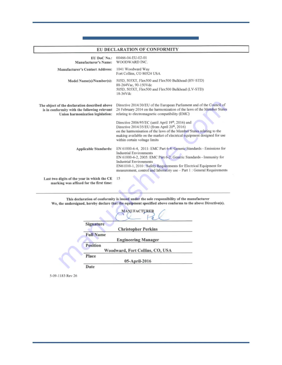 Woodward 505XT Installation And Operation Manual Download Page 240