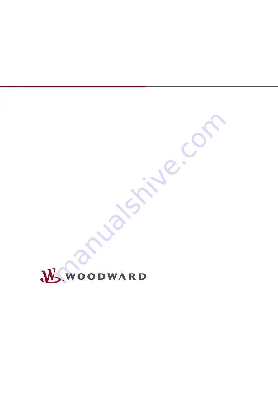 Woodward MFR 300 K55 Option Manual Download Page 25