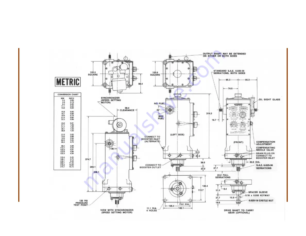 Woodward UG-10 Dial Installation And Operation Manual Download Page 9