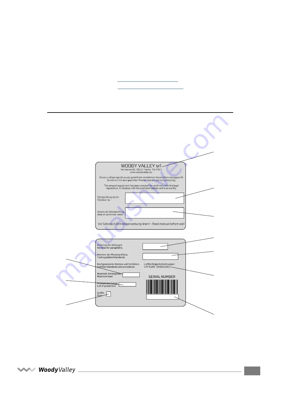 Woody Valley exense Manual Download Page 4