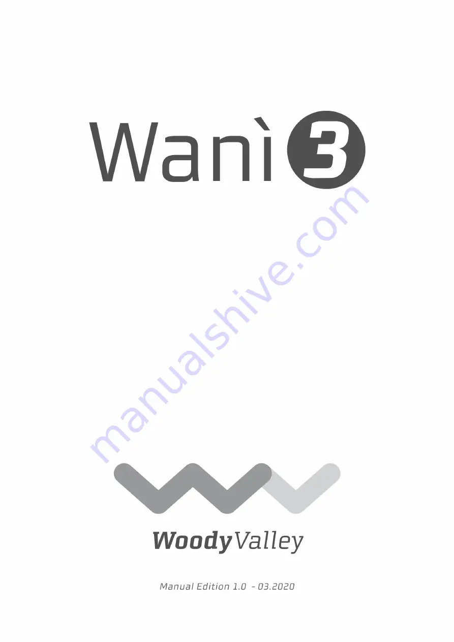 Woody Valley Wani 3 Скачать руководство пользователя страница 1