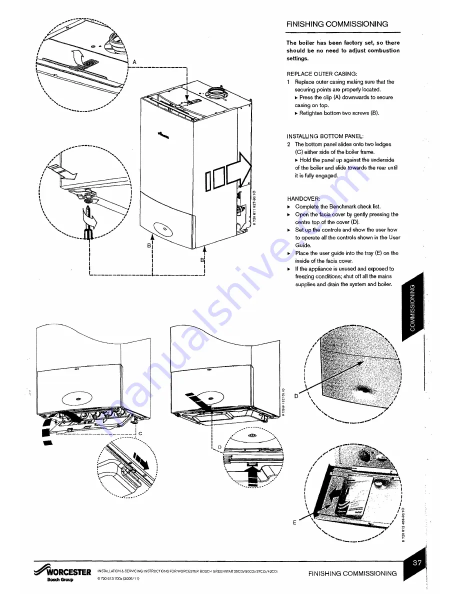 Worcester GREENSTAR 25CDi GC Instruction Manual Download Page 37