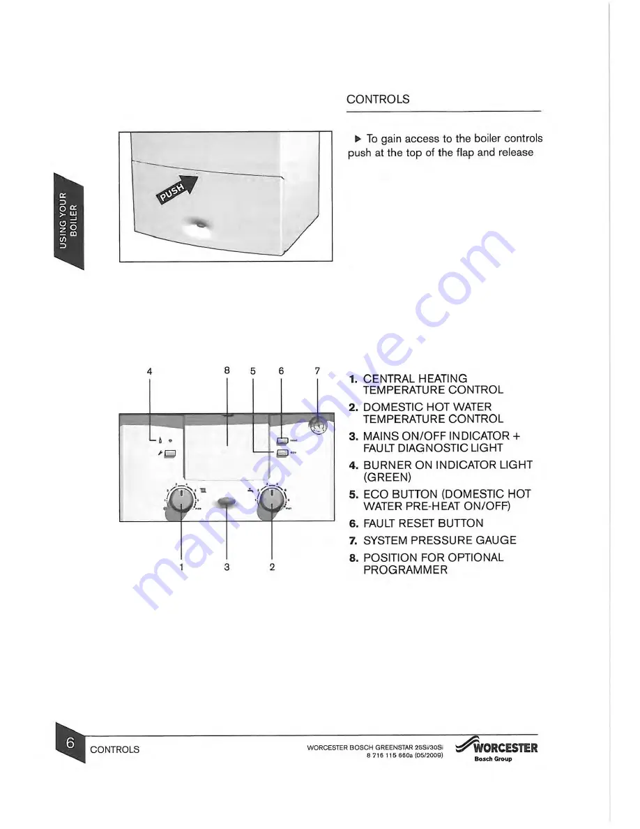 Worcester GREENSTAR 25Si User Instructions Download Page 10