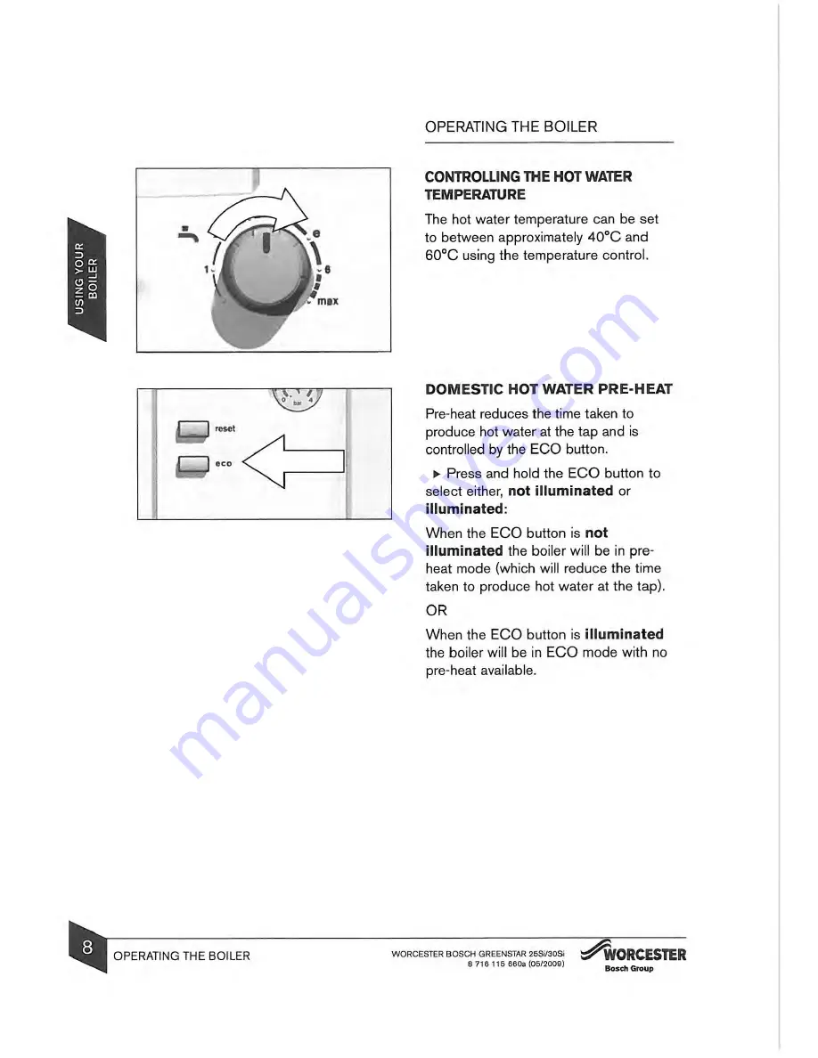 Worcester GREENSTAR 25Si User Instructions Download Page 12