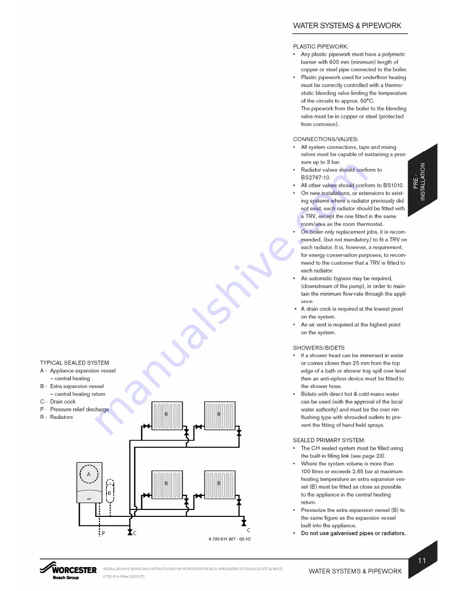 Worcester GREENSTAR 27CDI GC 47-406-12 Скачать руководство пользователя страница 11