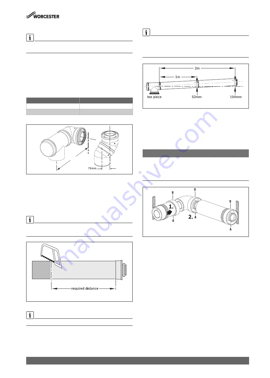 Worcester Greenstar 80mm Flexi RF Flue Installation Instructions Manual Download Page 13