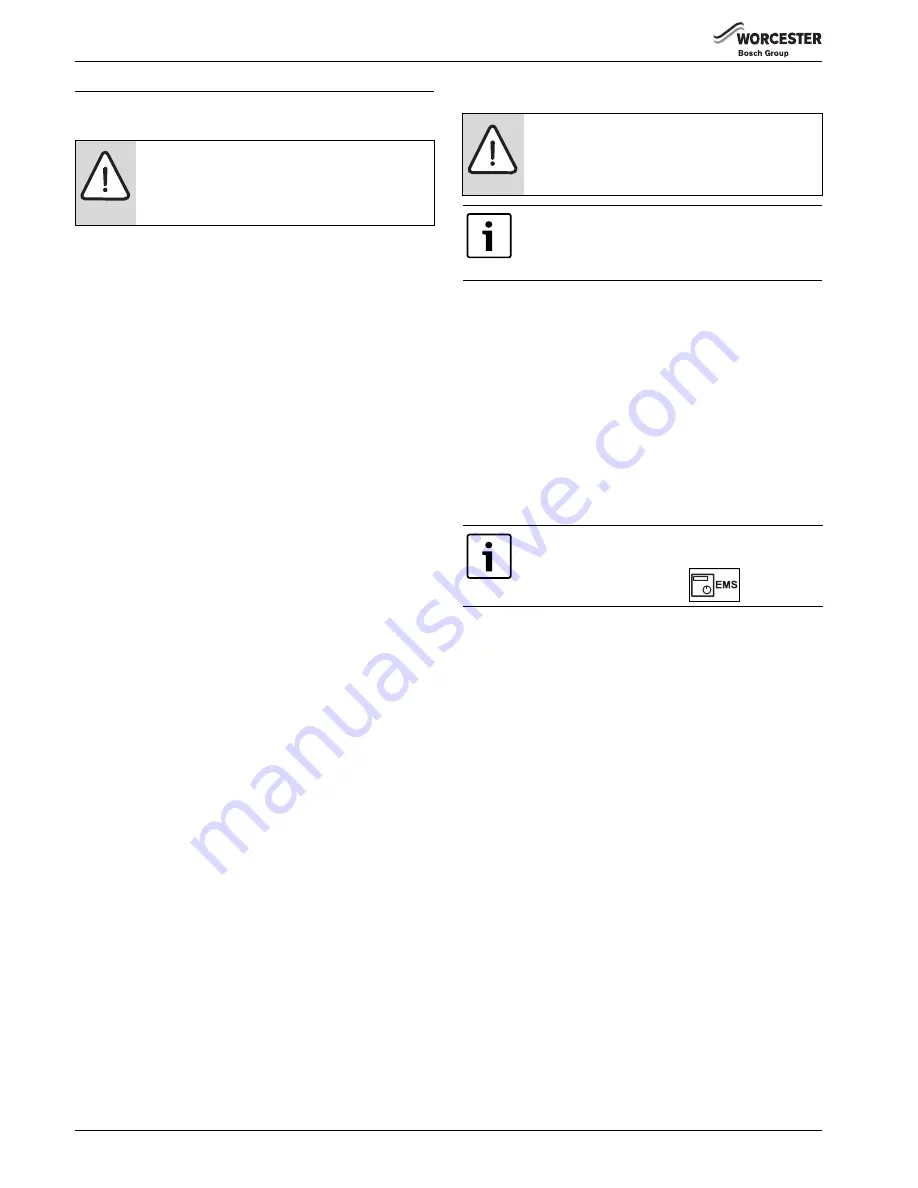 Worcester Greenstar Comfort I RF Installation And Operating Instructions Manual Download Page 6