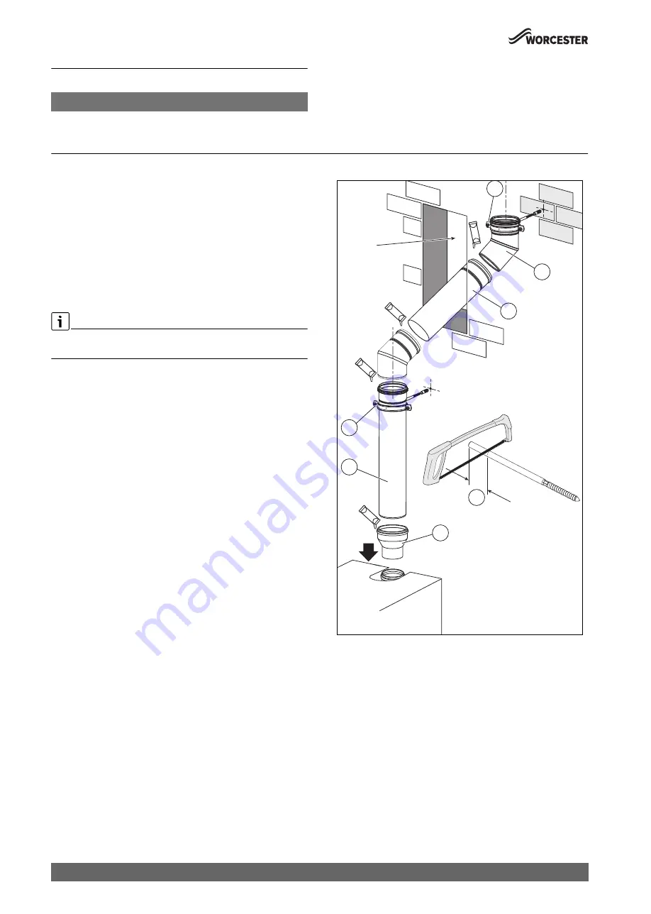 Worcester Greenstar Oilfit Flexi CF Flue Installation Instructions Manual Download Page 10