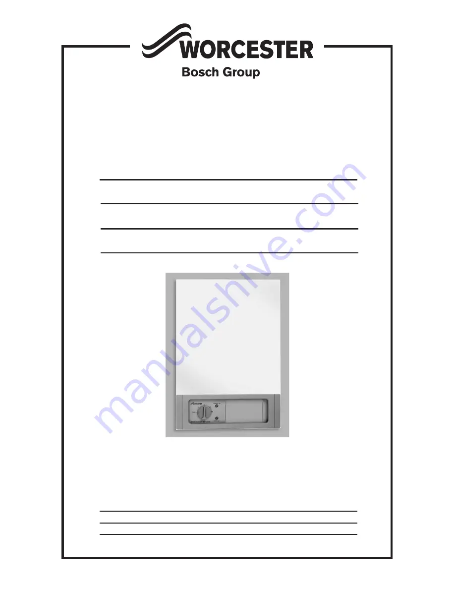 Worcester WM 12 Installation And Servicing Instructions Download Page 1