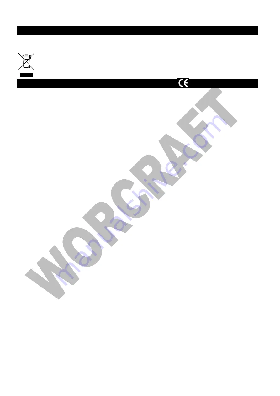 Worcraft PROFESSIONAL CD-S20LiE Instruction Manual Download Page 34