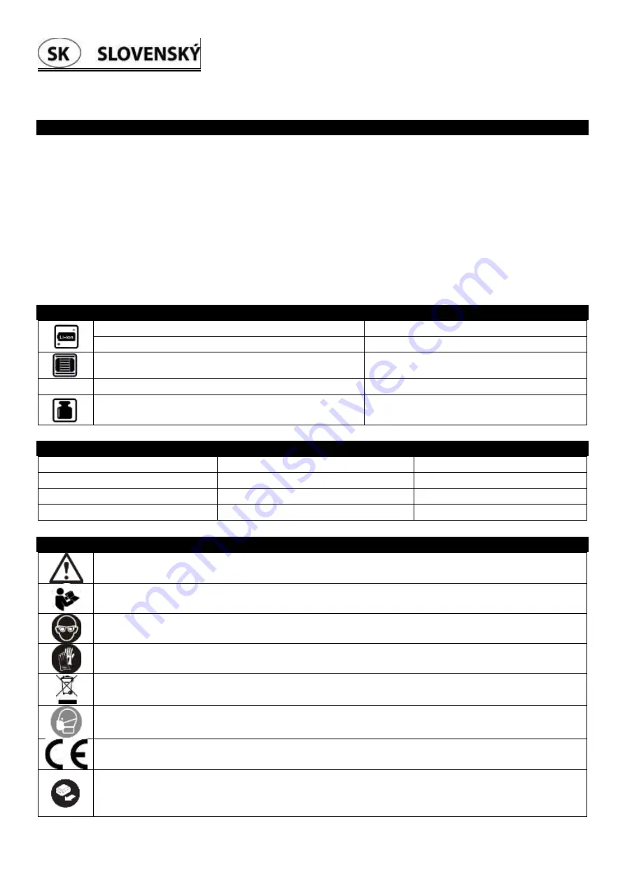 Worcraft PROFESSIONAL CHG-S20Li Instruction Manual Download Page 5