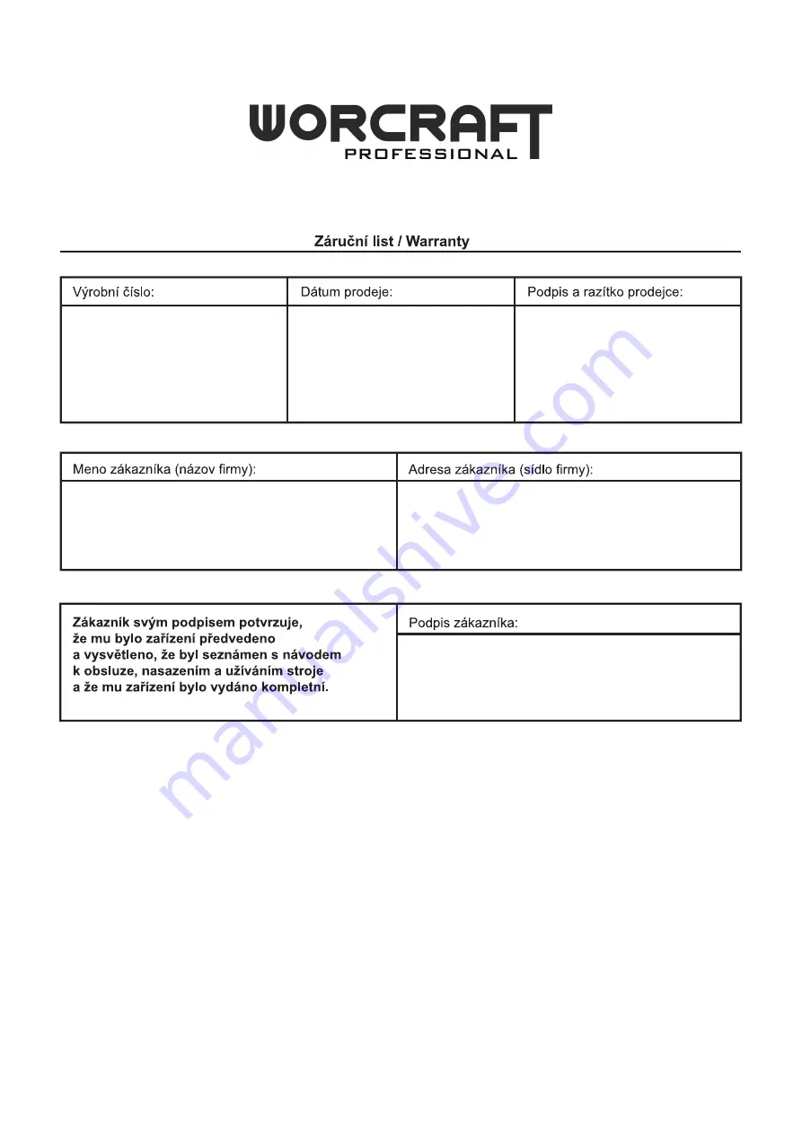 Worcraft PROFESSIONAL CHG-S20Li Instruction Manual Download Page 23