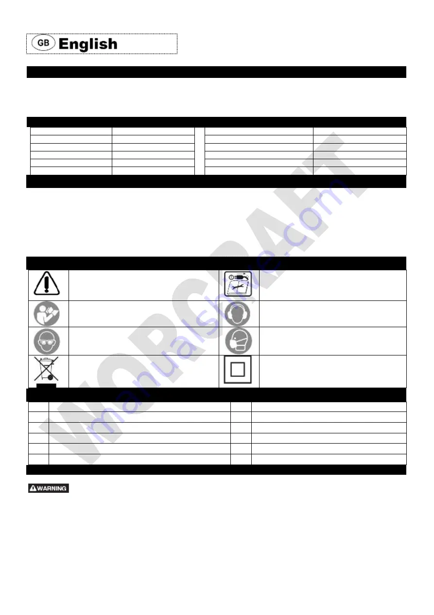 Worcraft PROFESSIONAL EM12-120 Instruction Manual Download Page 35