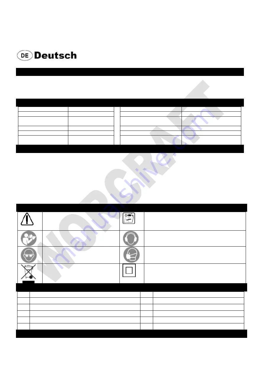 Worcraft PROFESSIONAL EM12-120 Скачать руководство пользователя страница 38