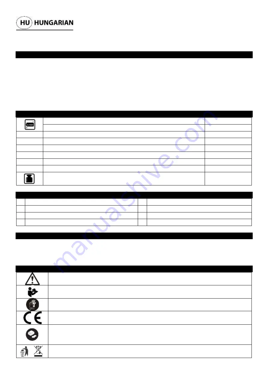 Worcraft CCG-S20Li Instruction Manual Download Page 22