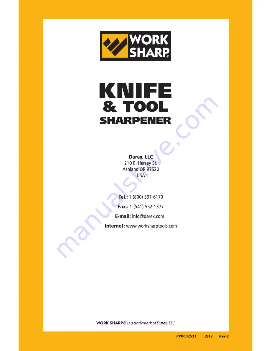 Work Sharp KNIFE & TOOL SHARPENER User Manual Download Page 28