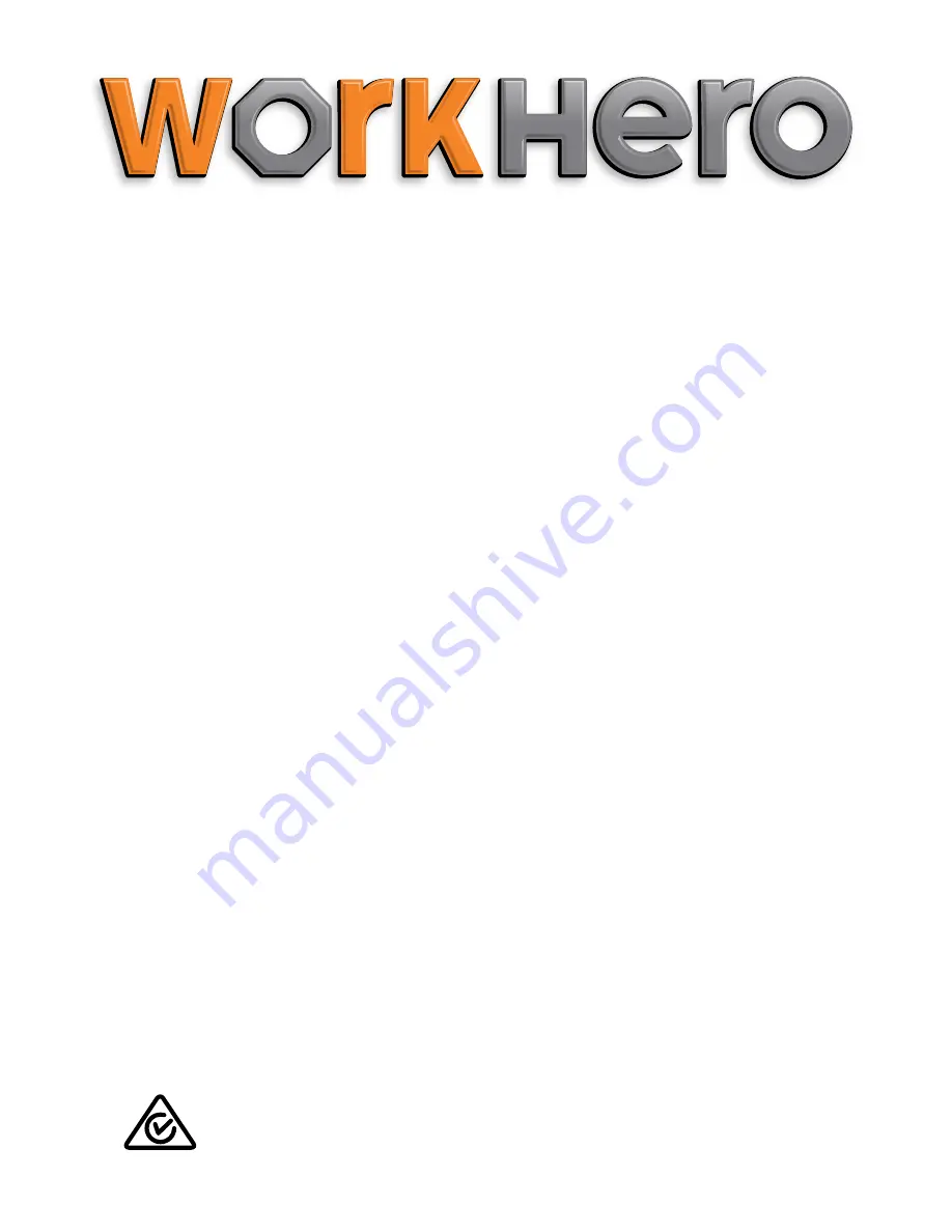 WorkHero WD20LSS Instruction Manual Download Page 10