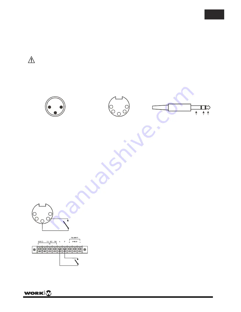 WorkPro PA 120 USB/R User Manual Download Page 7