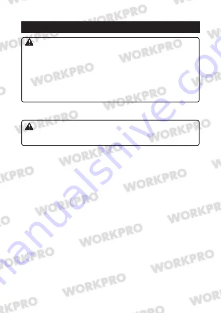 WorkPro W099030AP Original Operating Instructions Download Page 2