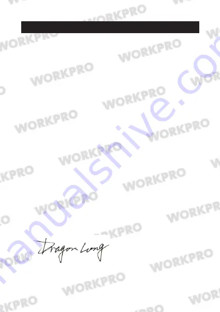 WorkPro W099030AP Скачать руководство пользователя страница 7