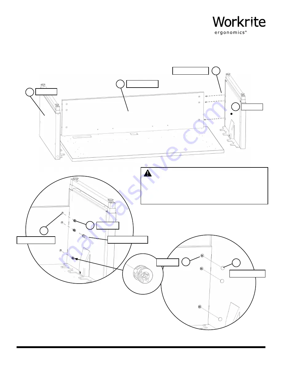 Workrite Ergonomics Advent ADV 6030 Series Скачать руководство пользователя страница 4