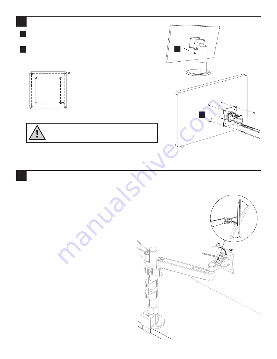 Workrite Ergonomics CONF-2SDS-WOPB-S Assembly/Installation Instructions Download Page 5