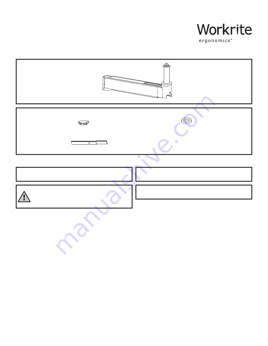 Workrite Ergonomics CONF-ACC-1EXT-S Скачать руководство пользователя страница 1